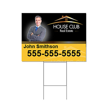 Yard Sign and H-Stake, view 2