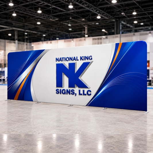 National King Signs square cover 1000 x 1000: 20’ Tube Display Straight — batch 03 v2