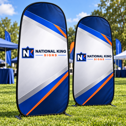 National King Signs square cover 1000 x 1000: Vertical Pop Out Banner — batch 08