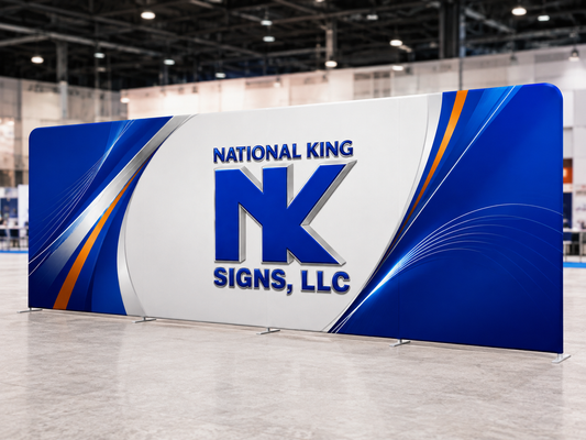 National King Signs AI branded hero 2026-09-06: 20’ Tube Display Straight