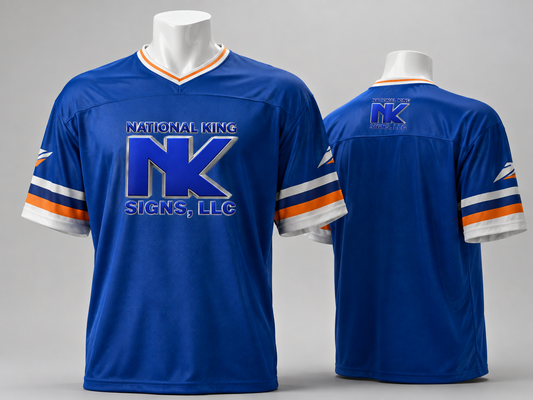 National King Signs AI branded hero 2026-09-06: 150GSM Mesh Jersey Football Jersey (Full Dye Sublimation) #500150