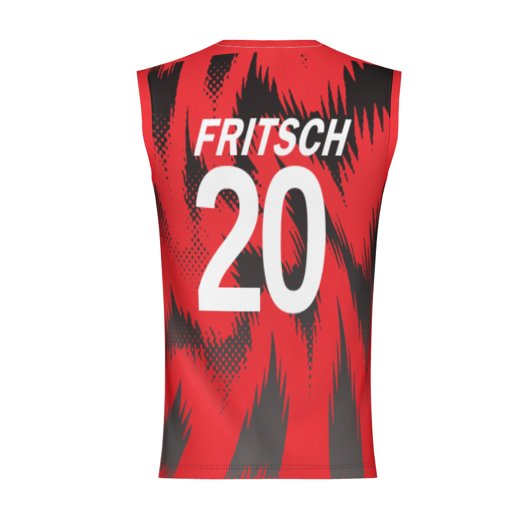 150GSM Mesh Jersey Crew Neck Sleeveless (Full Dye Sublimation) #500005 – view 4