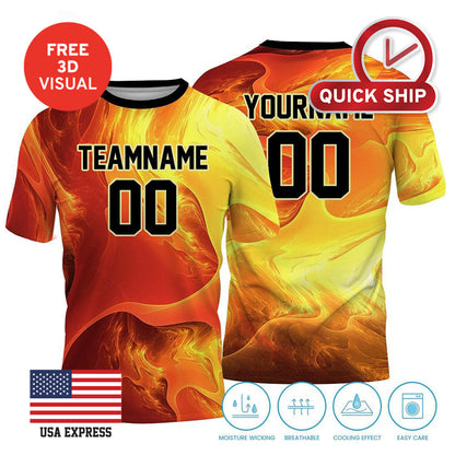 120GSM Milk Silk Short Sleeve Crew Neck (Full Dye Sublimation) #500040 – view 3