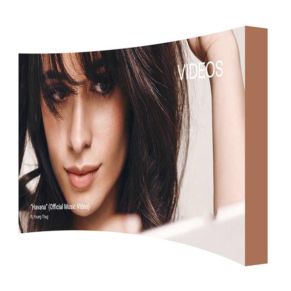 8' Fabric Pop Up Display (Curve), view 2