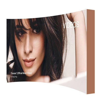 8' Fabric Pop Up Display (Curve), view 2