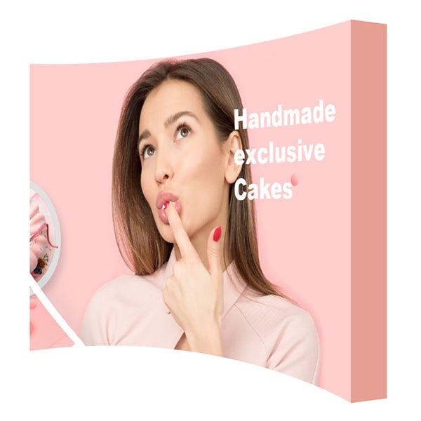 10' Fabric Pop Up Display (Curve), view 2