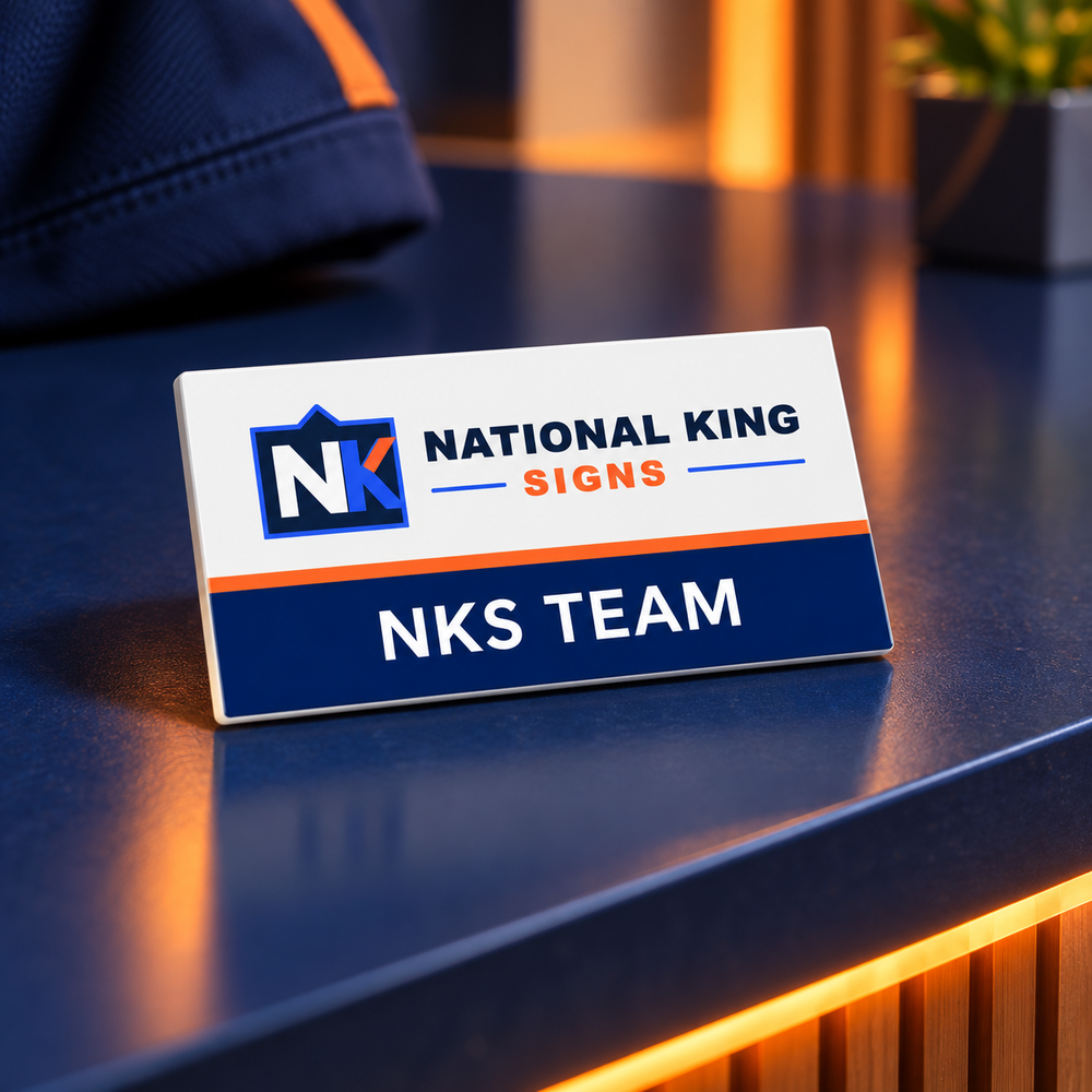 National King Signs square cover 1000 x 1000: St. Paul Plastic Name Badge (Standard Size 2" x 3") — batch 04