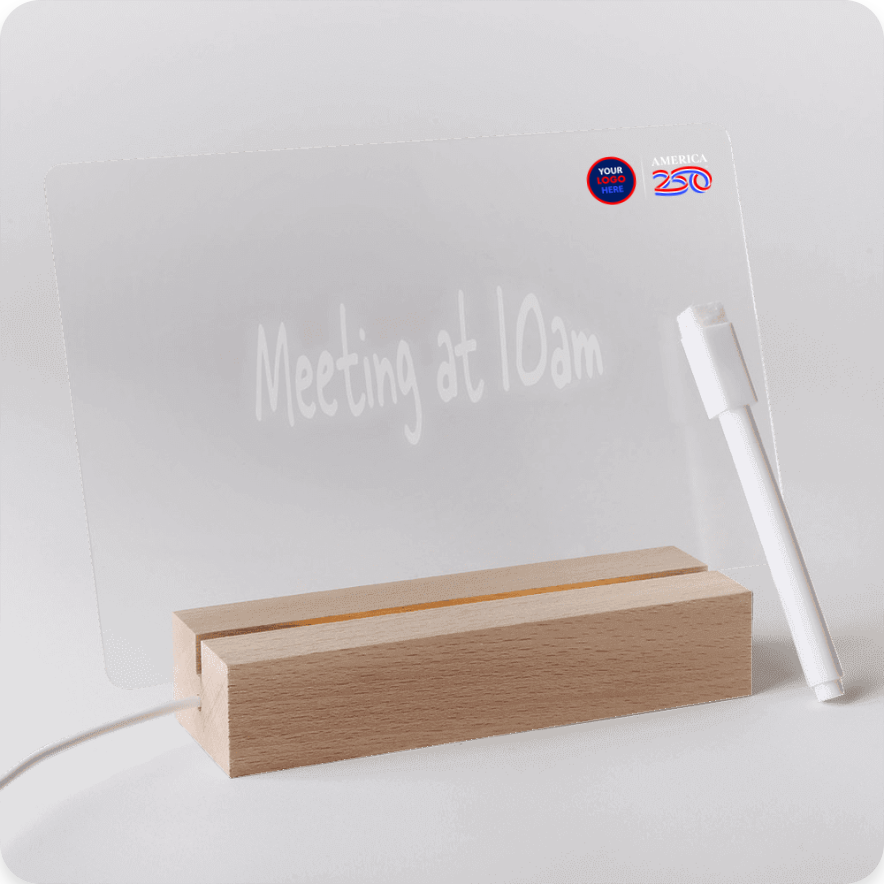 Scribbler Glow Memo Board, customizable by National King Signs