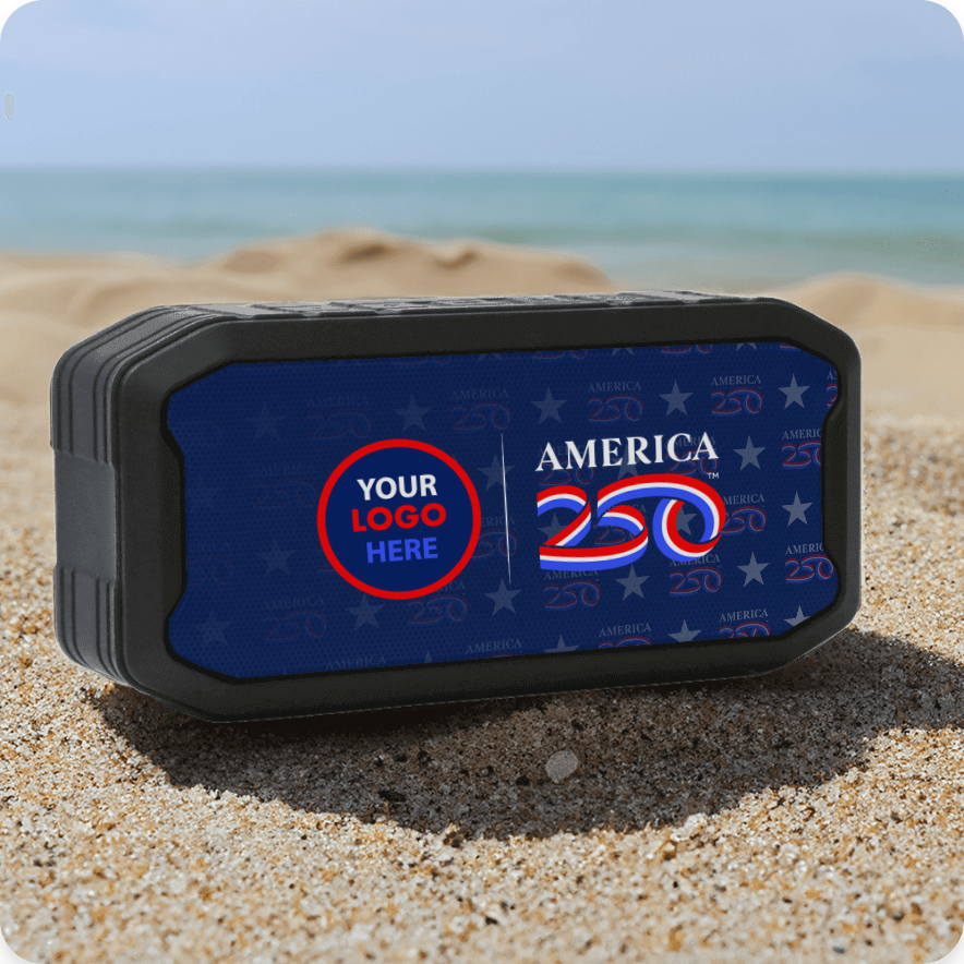 WaterBox Waterproof Wireless Speaker, customizable by National King Signs