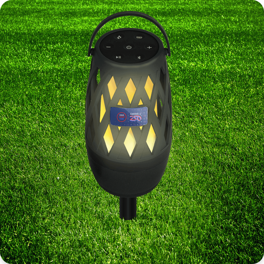 Tiki Speaki™ Wireless Speaker Lantern, customizable by National King Signs