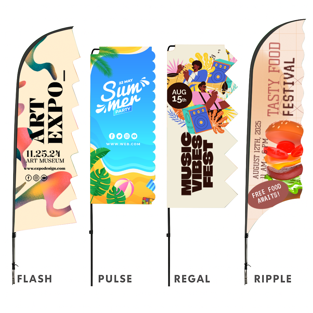 3D Festival & Event Flags