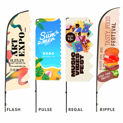 3D Festival & Event Flags