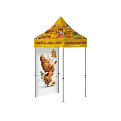 Premium Aluminum 5' Tent Kit (Full-Bleed Dye Sublimation) 17" Valance – view 2