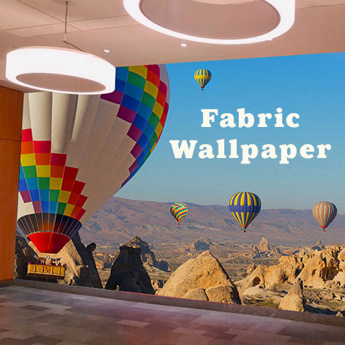 Custom Fabric Wallpaper