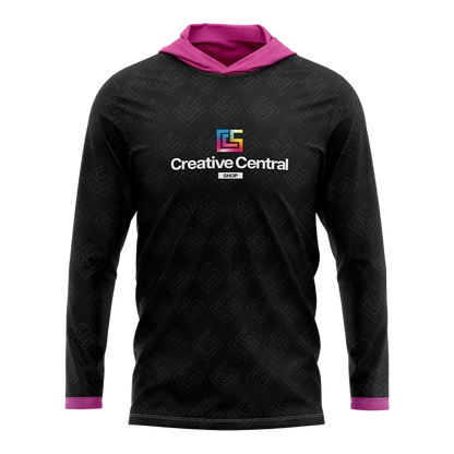 Long Sleeve Hoodie T-shirt (Full Dye Sublimation)#500039