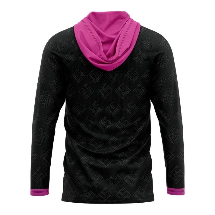 Long Sleeve Hoodie T-shirt (Full Dye Sublimation)#500039