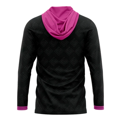 Long Sleeve Hoodie T-shirt (Full Dye Sublimation)#500039