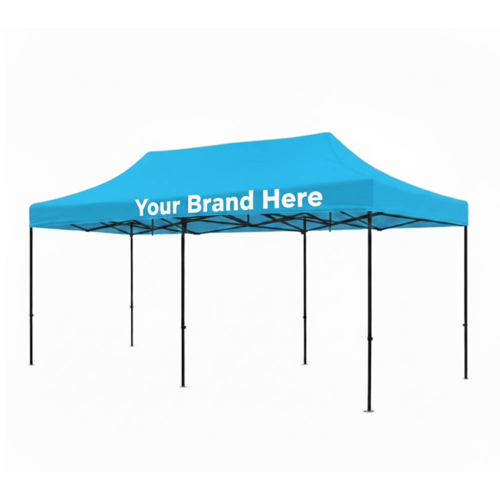 Premium Aluminum(Black ) 20' Event Tent Kit (Full-Bleed Dye Sublimation)