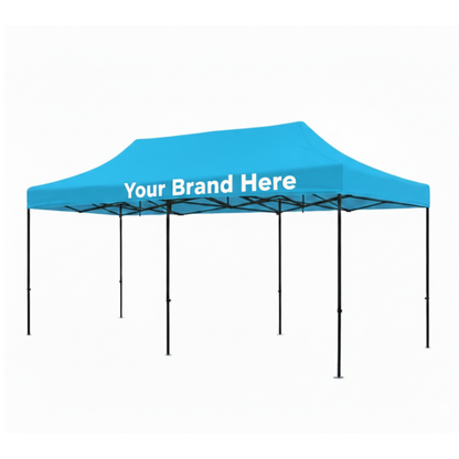 Premium Aluminum(Black ) 20' Event Tent Kit (Full-Bleed Dye Sublimation)