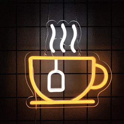 Coffee Cup USB LED Neon Signs