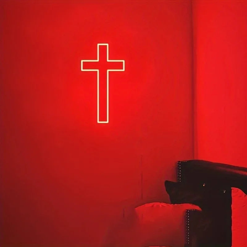 Jesus Cross LED Neon Sign