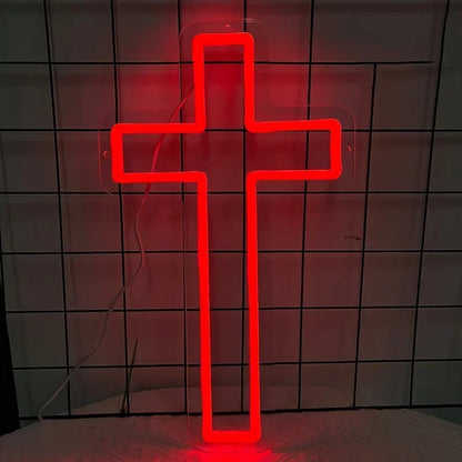 Jesus Cross LED Neon Sign