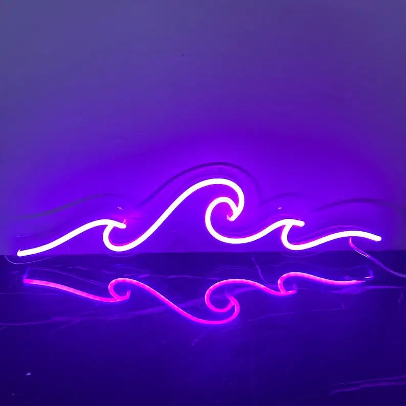 Ocean Wave LED Neon Wall Light