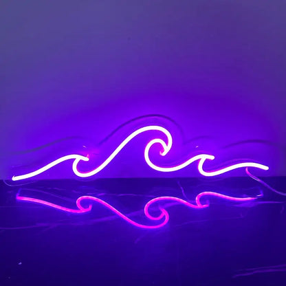 Ocean Wave LED Neon Wall Light