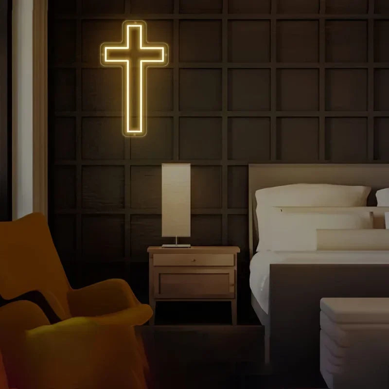 Jesus Cross LED Neon Sign