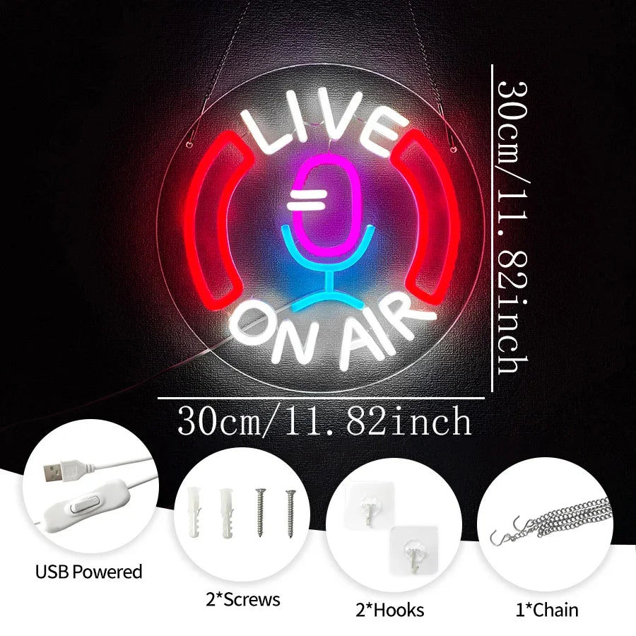 ON AIR USB LED Neon Sign