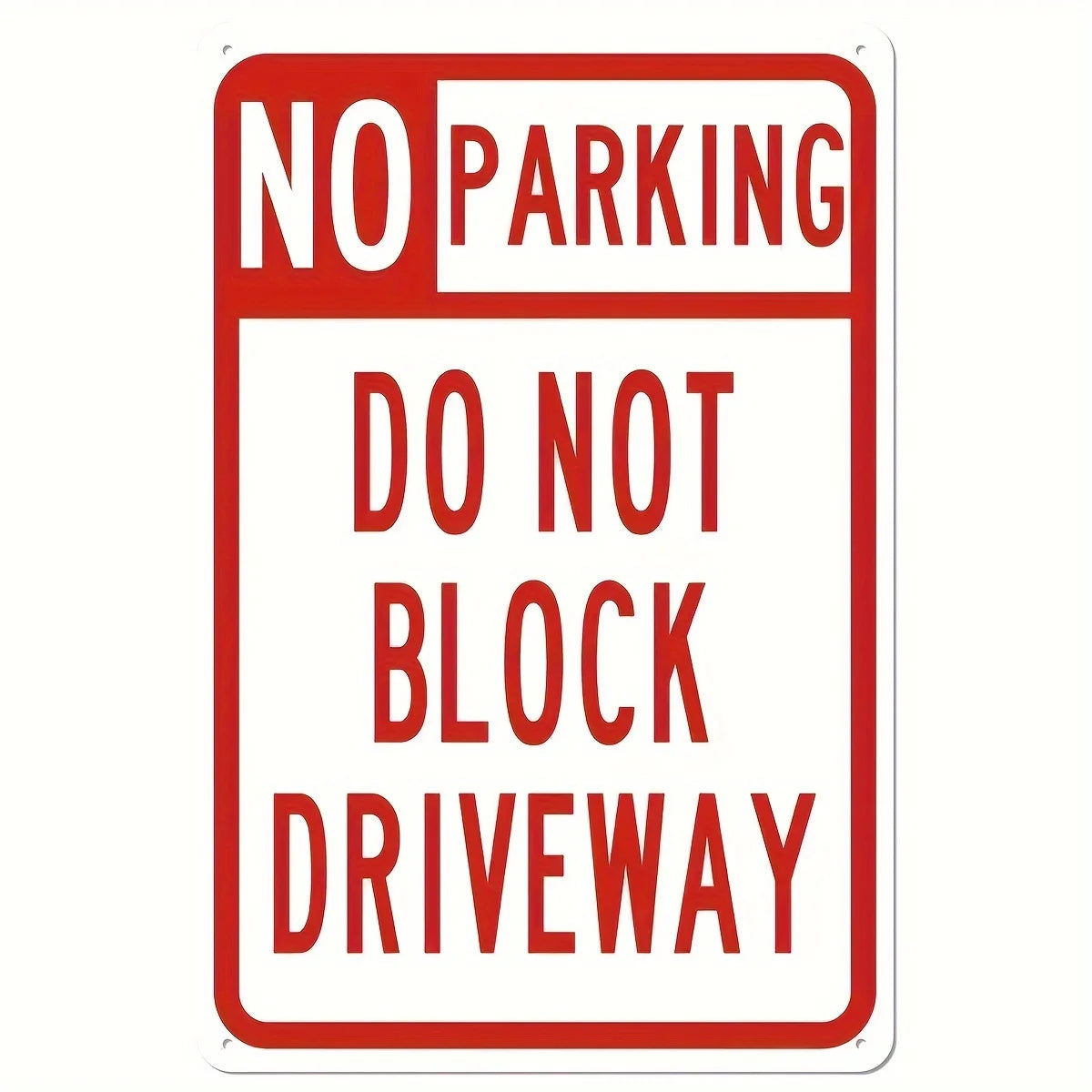 No Parking and Towing Notice Metal Signs