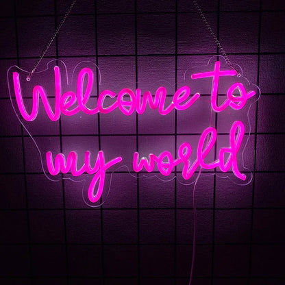Welcome to the Jungle USB LED Neon Sign
