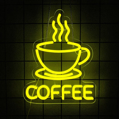 Coffee Cup USB LED Neon Signs