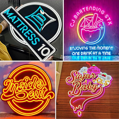 Custom LED Neon Logo or Text Sign
