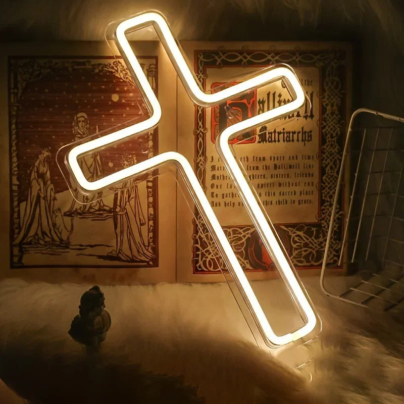 Jesus Cross LED Neon Sign