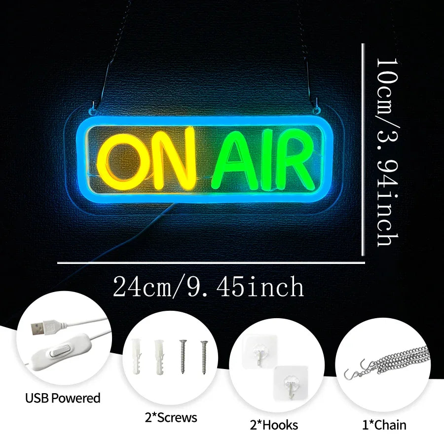 ON AIR USB LED Neon Sign