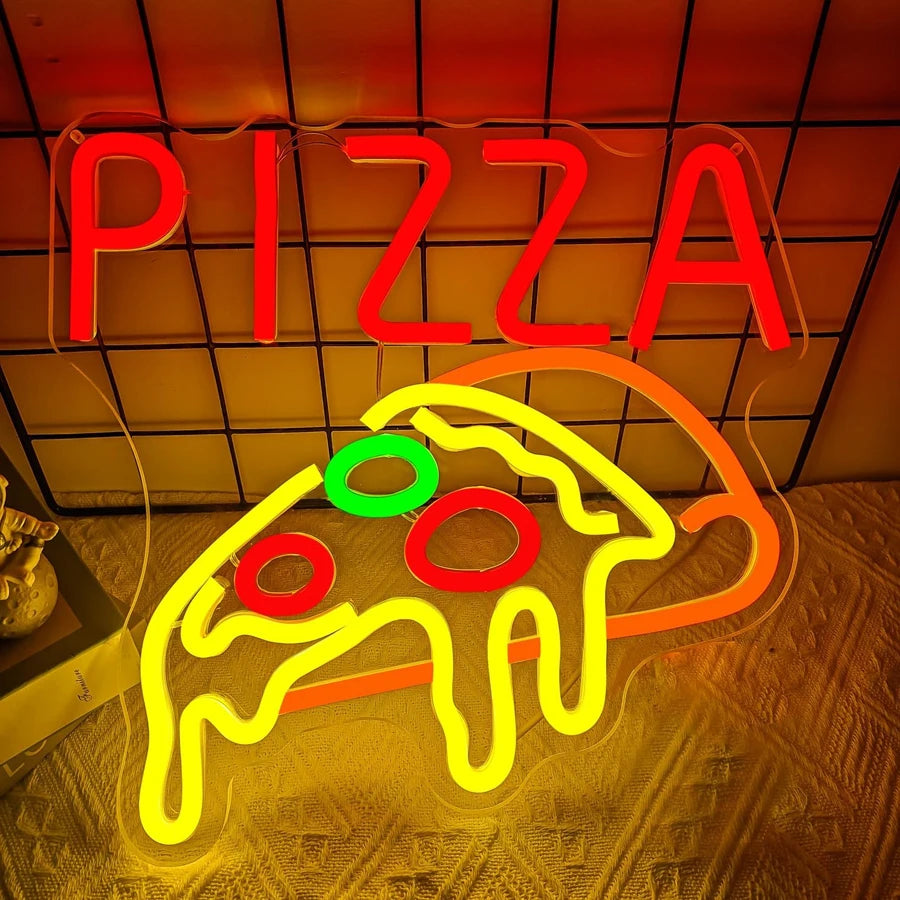Pizza USB LED Neon Wall Signs