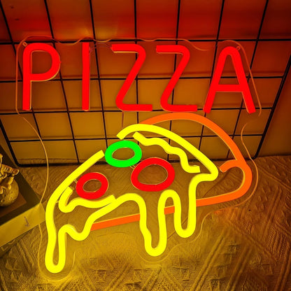Pizza USB LED Neon Wall Signs