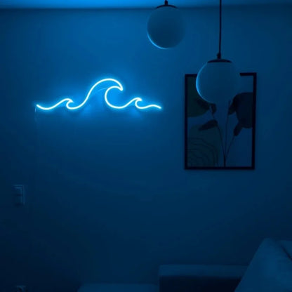 Ocean Wave LED Neon Wall Light