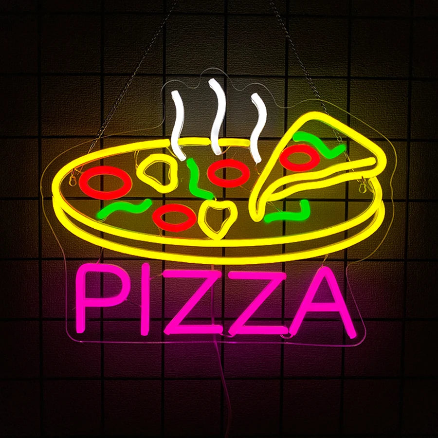 Pizza USB LED Neon Wall Signs