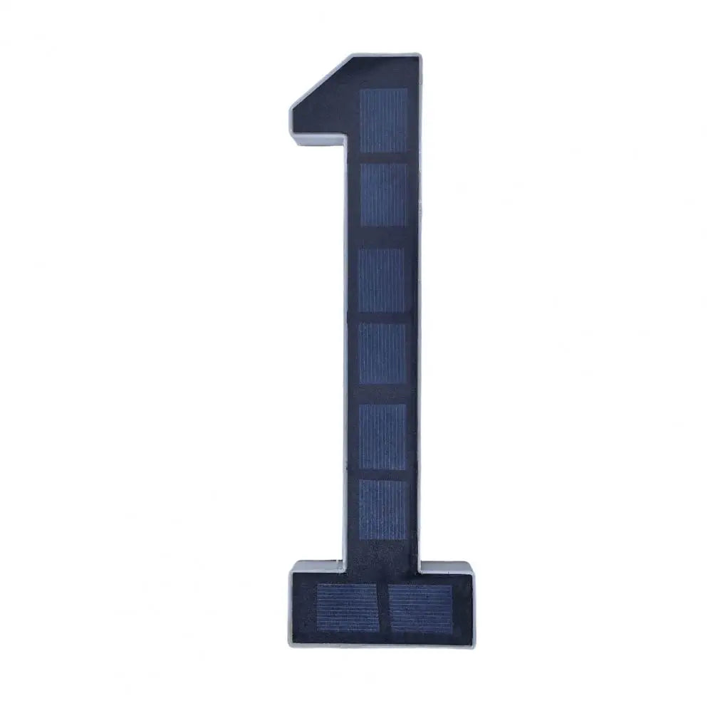Solar LED Address Number or Letter - Single Character