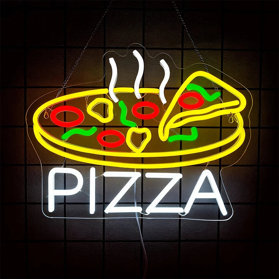 Pizza USB LED Neon Wall Signs