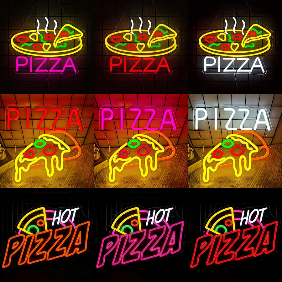 Pizza USB LED Neon Wall Signs
