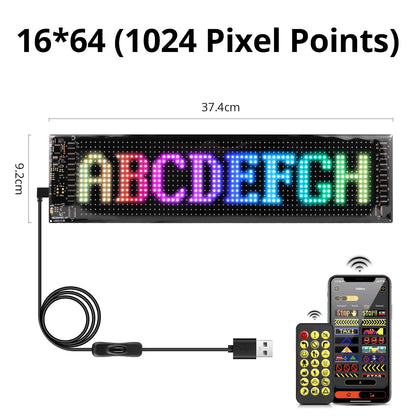 Programmable RGB LED Pixel Sign