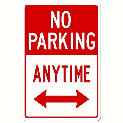 No Parking and Towing Notice Metal Signs