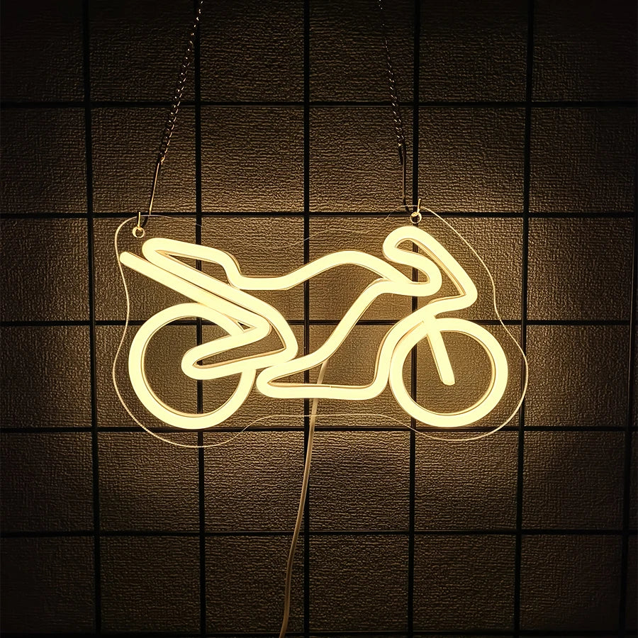 Racing Car LED Neon Wall Sign