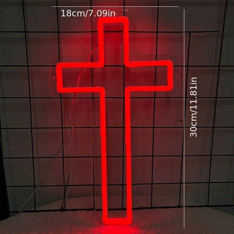 Jesus Cross LED Neon Sign