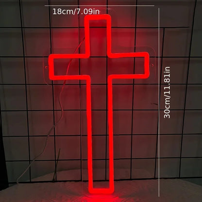 Jesus Cross LED Neon Sign