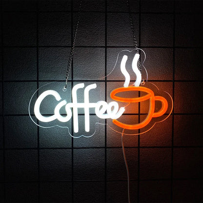 Coffee Cup USB LED Neon Signs