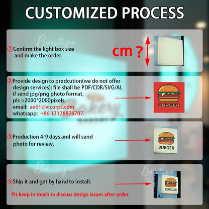 Custom Double-Sided LED Blade Sign